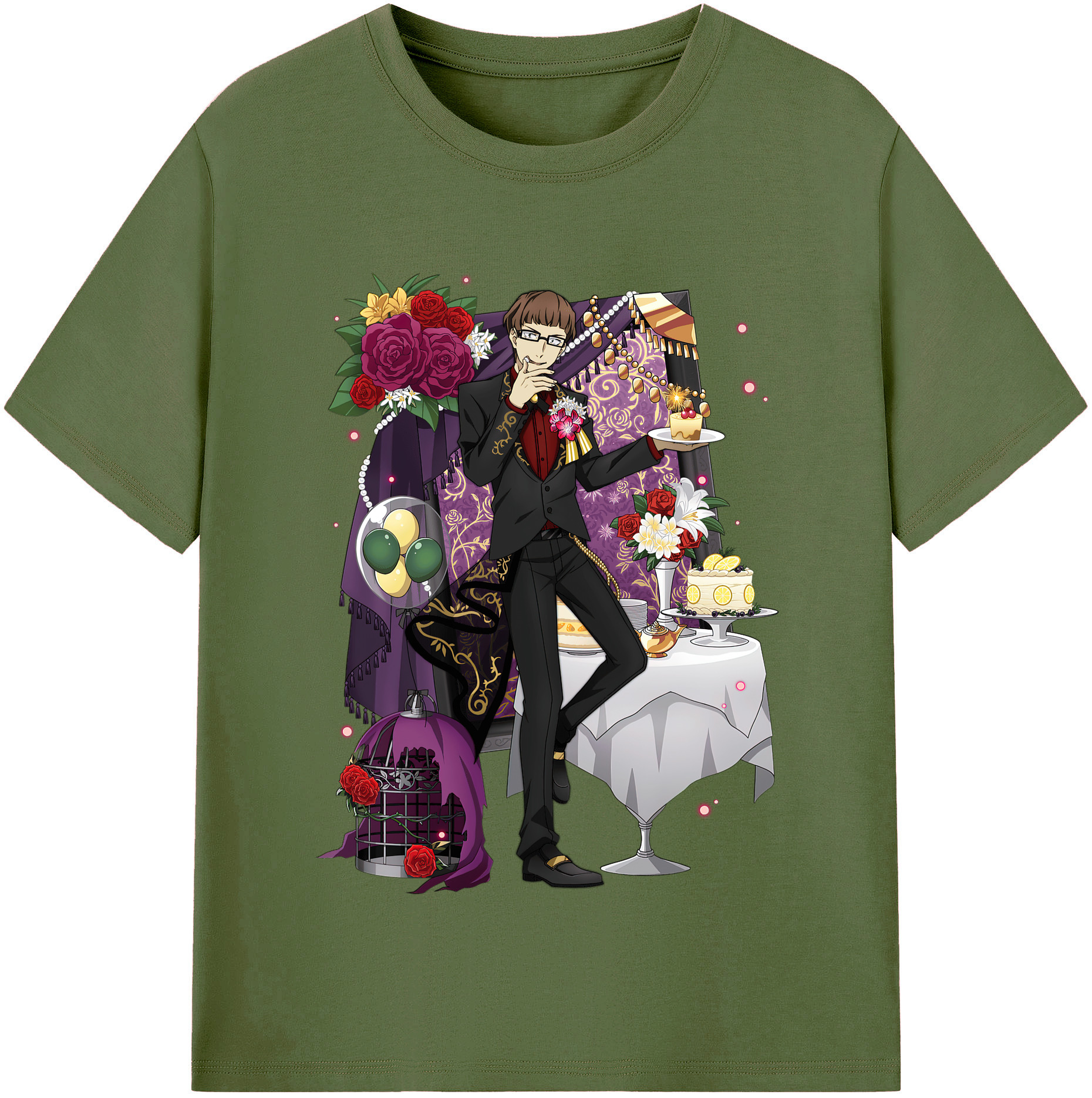 （画像用） 文豪ストレイドッグス Bungo Stray Dogs 綿100％半袖Tシャツ（フロントプリント）